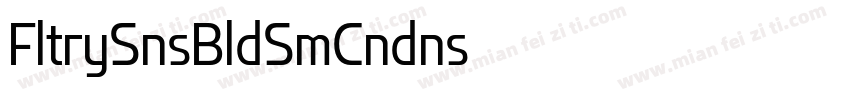 Flatory Sans Bold SemiCondensed字体转换